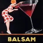Balsam Apéritif Vintage Poster (1920s Art Deco Advertising Print) 1 Balsam Aperitif