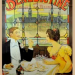 Bénédictine Liqueur Advertisement Poster (1900s) | Art Nouveau Bar Decor 2 Benedictine