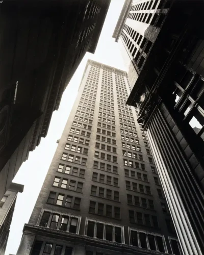 Berenice Abbott Canyon, Broadway and Exchange Place Photography Print