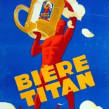 Biere Titan Vintage French Beer Advertising G. Faure Art Print