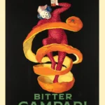 Marcello Nizzoli Bitter Campari Poster (1921) - Vintage Art Deco Italian Aperitivo Print 2 Bitter Campari