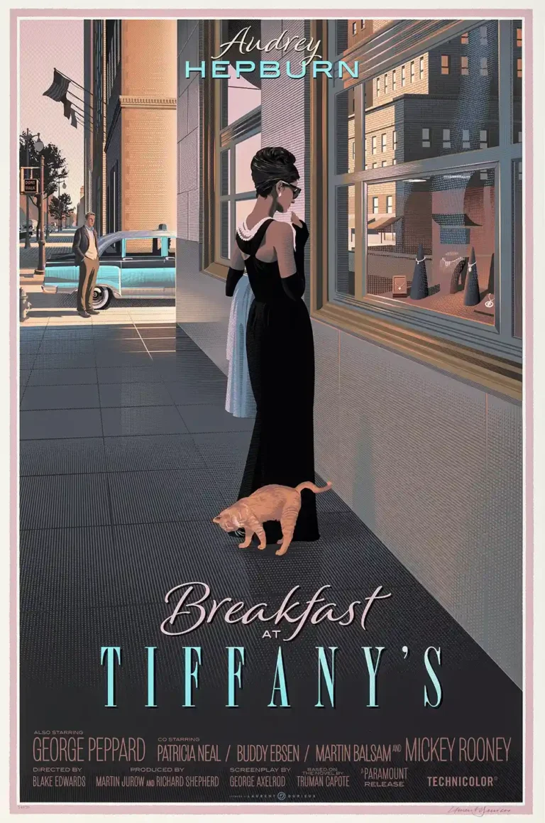 Laurent Durieux 'Breakfast at Tiffany's' Movie Poster - Holly Golightly Art Print