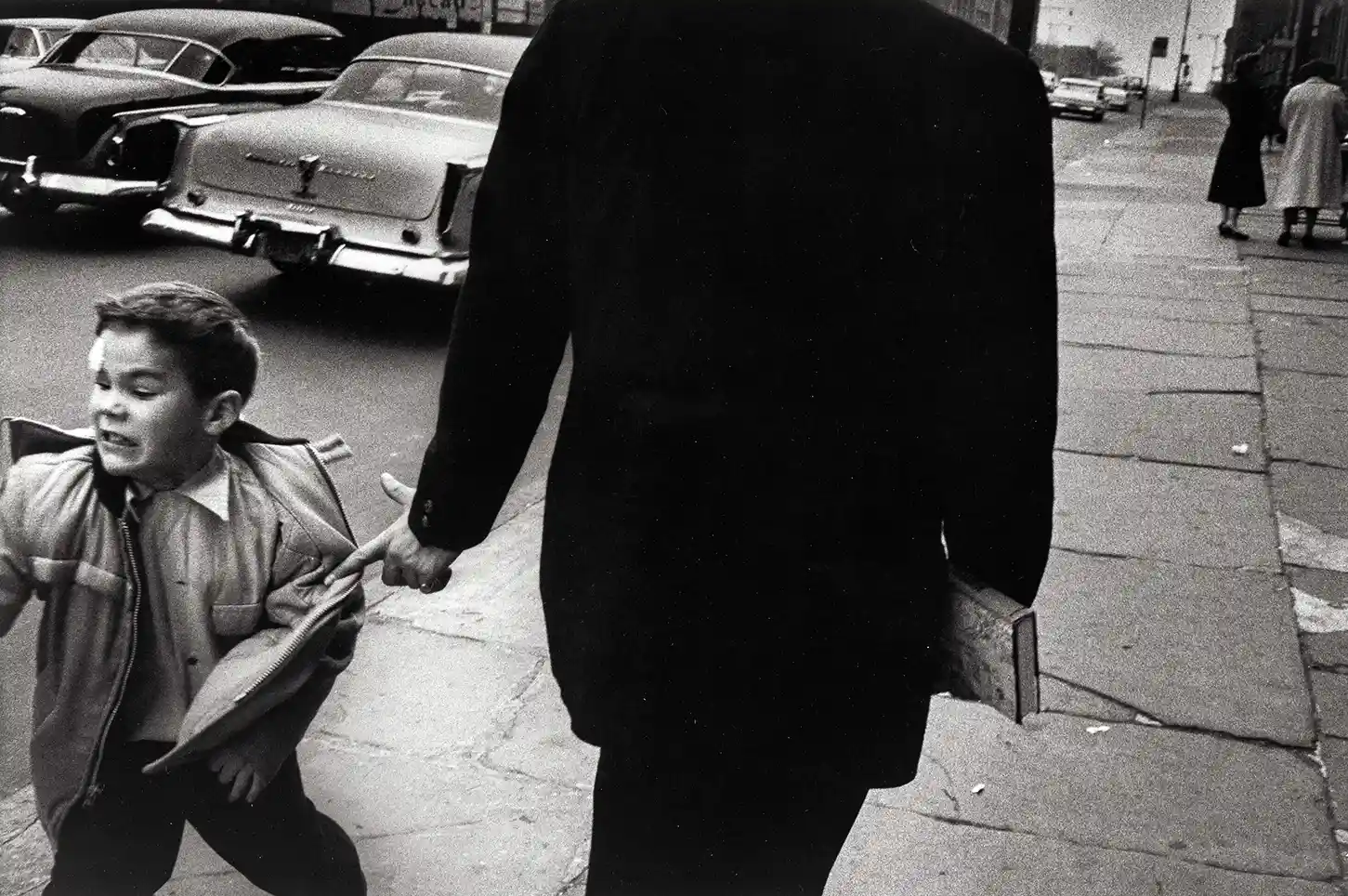Bruce Davidson | Photography Art Poster | Boy Being Pulled on Street