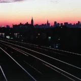 Bruce Davidson NYC Queens Sunset Manhattan Skyline Photography Print