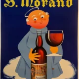 S. Morand Sainmoran Buvez Sain Vintage French Wine Art Print