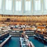 British Library Grand Reading Room Architectural Photography Print