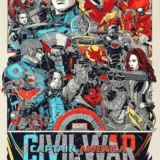 Captain America Civil War by Tyler Stout Illustrative Movie Poster
