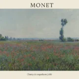 Claude Monet Champ de coquelicots 1881 Impressionist Art Print