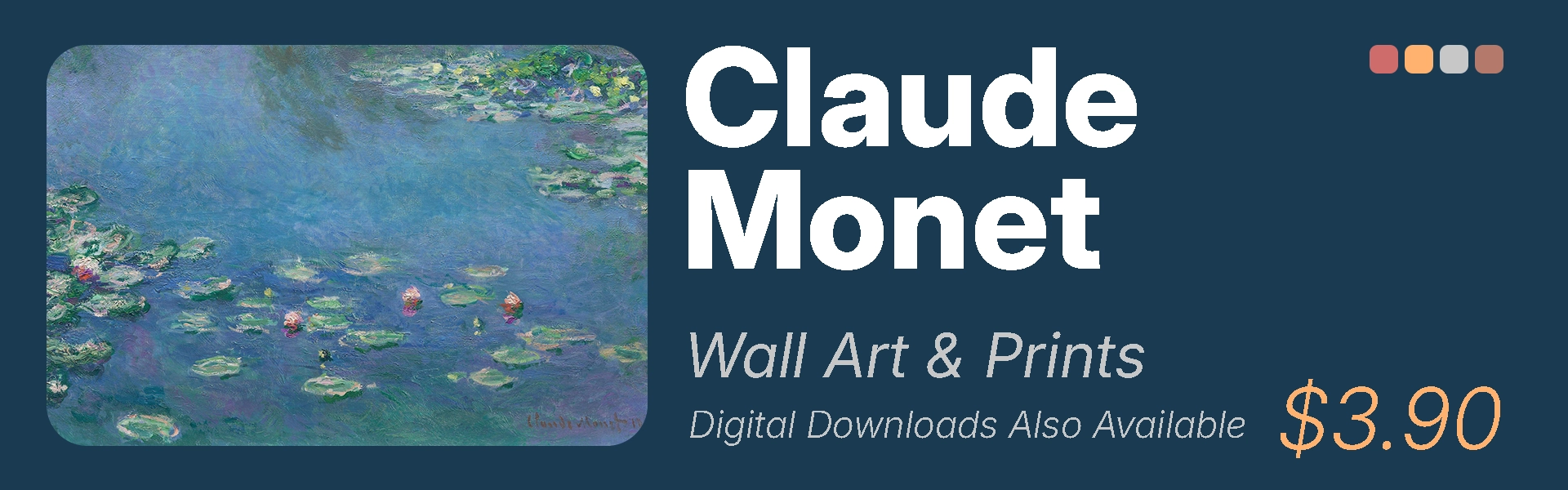 Claude Monet Paintings - Impressionist Art Prints & Posters