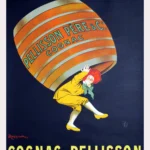Cognac Pellisson Promotional Poster France