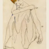 Egon Schiele, Dancer (Die Tanzerin), 1913 Austrian Art Print