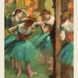 Edgar Degas Dancers Pink and Green, 1890 Impressionist Art Print