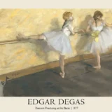 Edgar Degas Dancers Practicing at the Barre 1877 Art Print