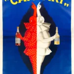 Leonetto Cappiello Campari Poster (1921) | Split Pierrot Jester Art Deco 1 Davide Campari