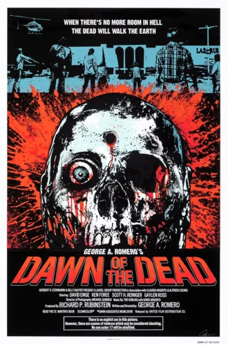 Dawn of the Dead 1978 George Romero Horror Movie Poster