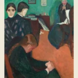 Edvard Munch Death in the Sickroom 1893 Expressionist Art Print