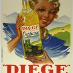 Vintage Diège Gentiane Aperitif Poster (c. 1930s) - French Advertising Wall Art 2 Diege Aperitif