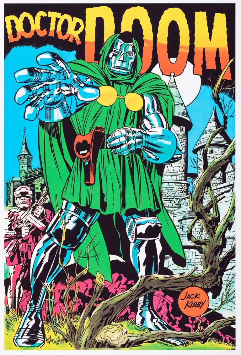 Doctor Doom Marvelmania 125 Movie Poster - Classic Marvel Comic Art Print