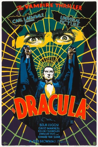 Dracula 1931 Bela Lugosi Mondo Film Vampire Movie Poster