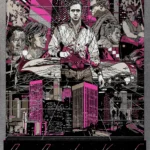 Drive Mondo Poster by Tyler Stout - Neon Pink Variant Film Art Print 1 Drive 11 50 by Tyler Stout Mondo 2013