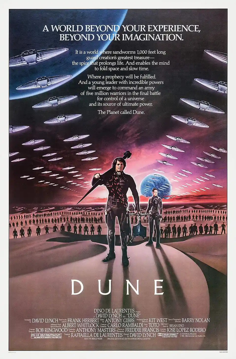 Dune Movie Poster – Collector Poster: Vintage Sci-Fi Wall Art Print