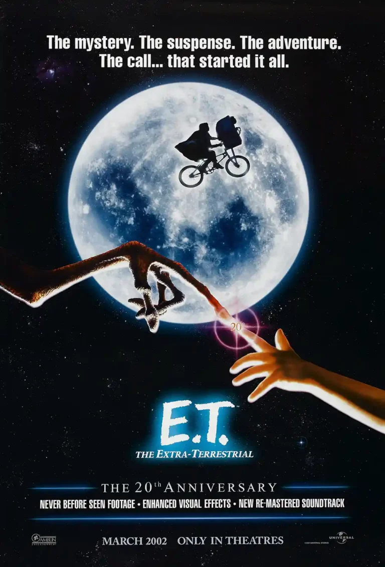 E.T. The Extra-Terrestrial Movie Poster - Moon Flight Poster