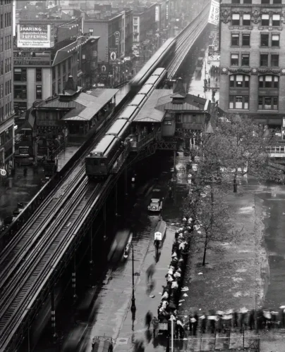 Edward Steichen Bryant Park Breadline New York Photography Print