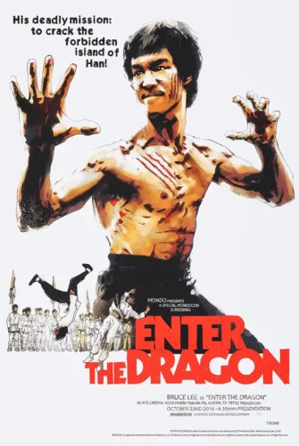 Bruce Lee Enter the Dragon Mondo by Jock Movie Poster