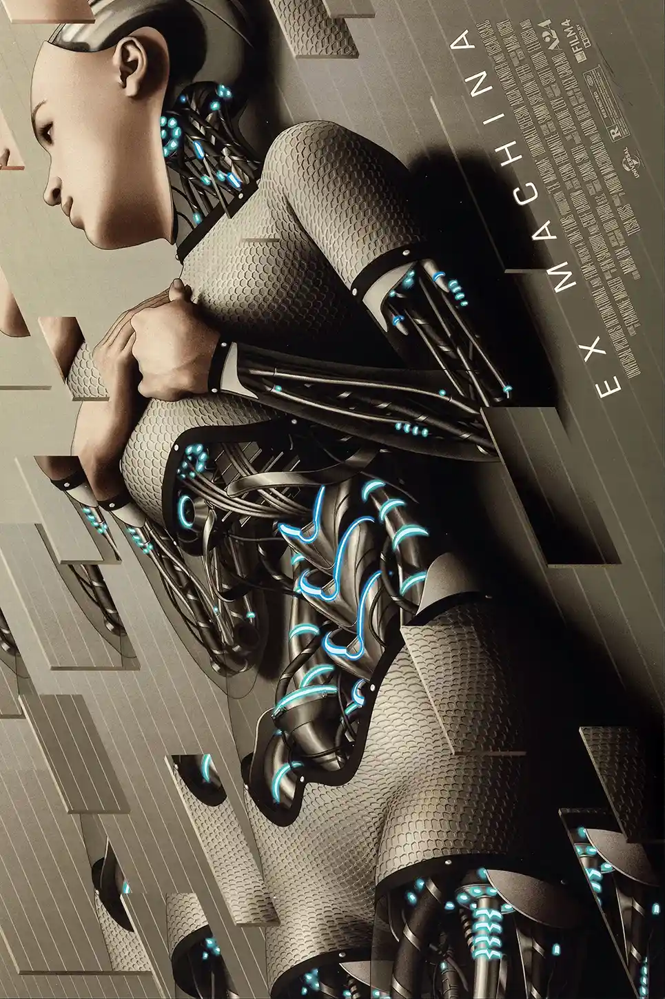 Ex Machina Mondo Poster Print - Rory Kurtz Ava AI Sci-Fi Movie Art