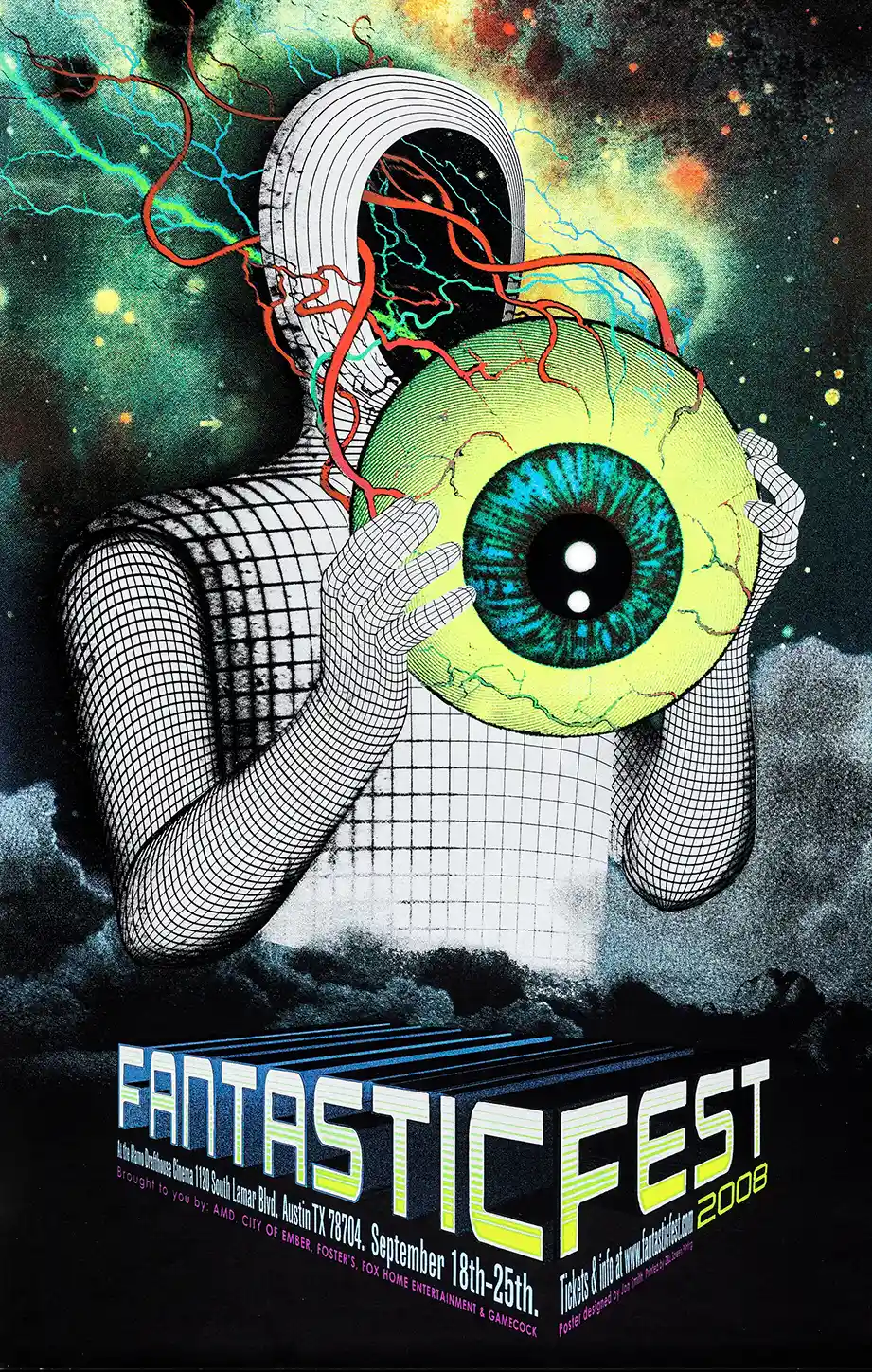 Fantastic Fest 2008 Poster by Jon Smith | Mondo Sci-Fi Art Print