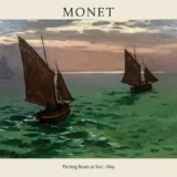 Monet Fishing Boats at Sea 1869 Impressionist Maritime Art Print