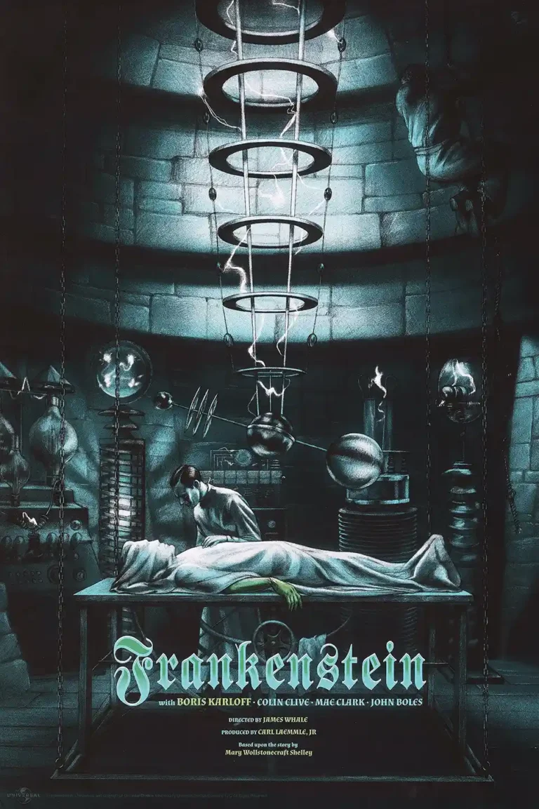 Frankenstein (1931) Movie Poster - Classic Universal Horror Print