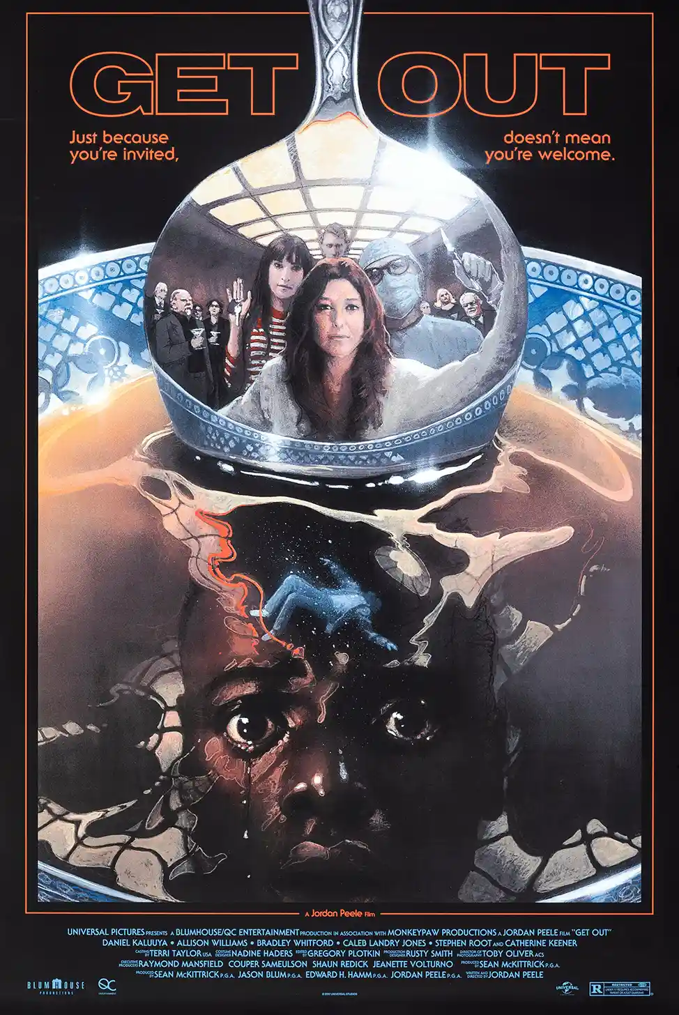 Get Out Matthew Peak Mondo Poster | Official Jordan Peele Horror Movie Art Print