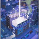 Ghostbusters Hook and Ladder Firehouse, Laurent Durieux Movie Poster