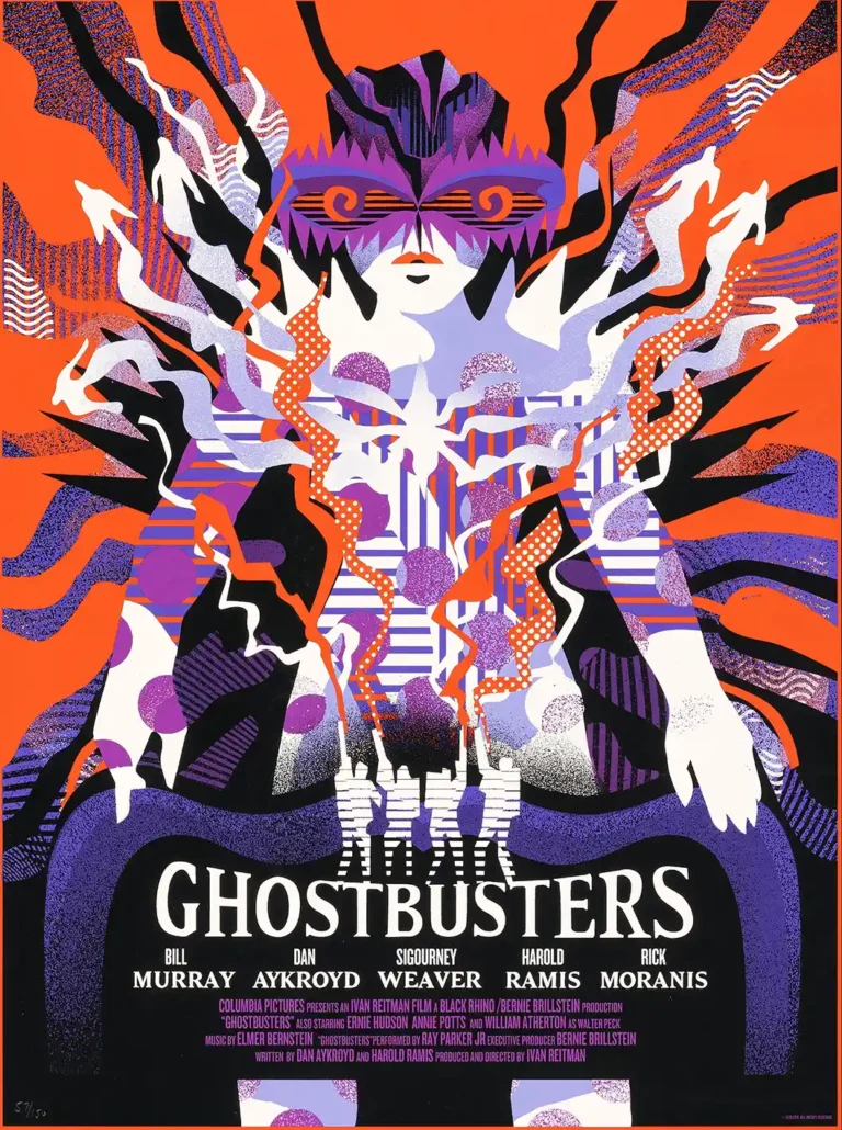 Ghostbusters Movie Poster - Premium Wall Art Print