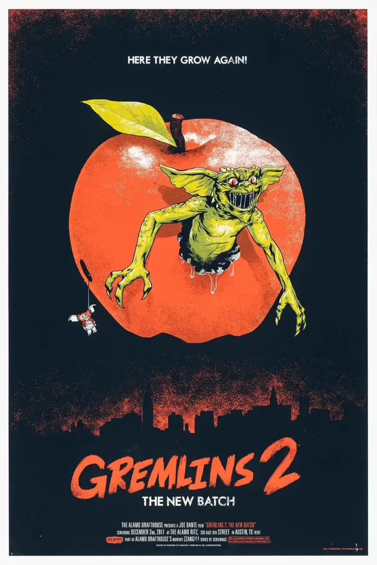 Gremlins 2: The New Batch Phantom City Creative Movie Poster - Horror Comedy Art Print