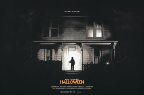 John Carpenter's Halloween 1978 Michael Myers House Movie Poster