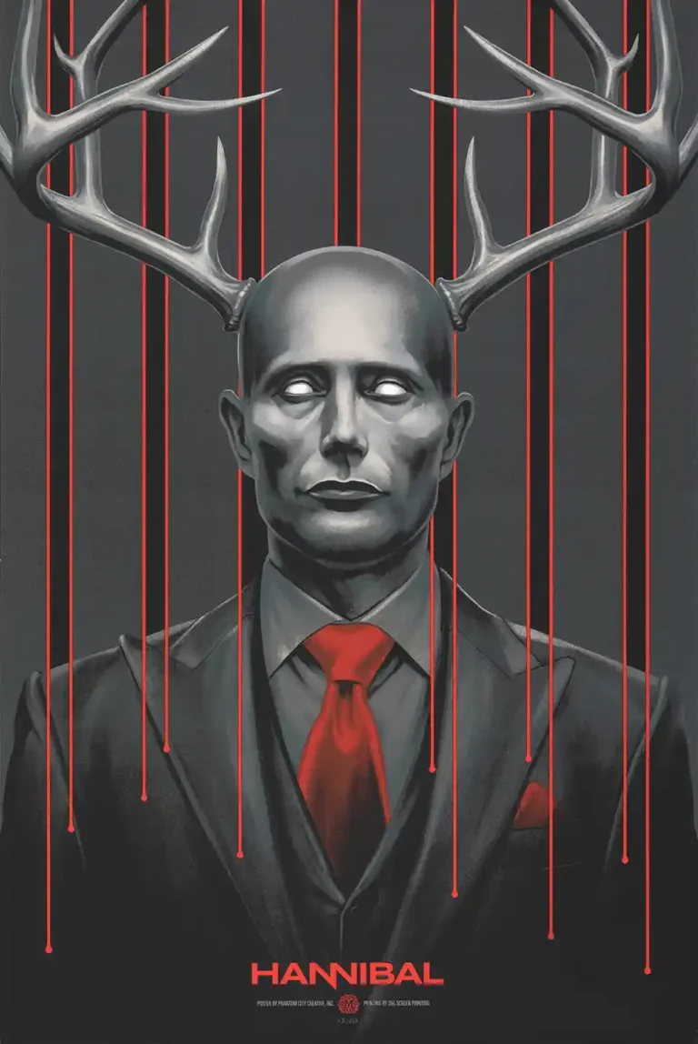 Hannibal TV Series Movie Poster - Phantom City Creative Mondo Art Print