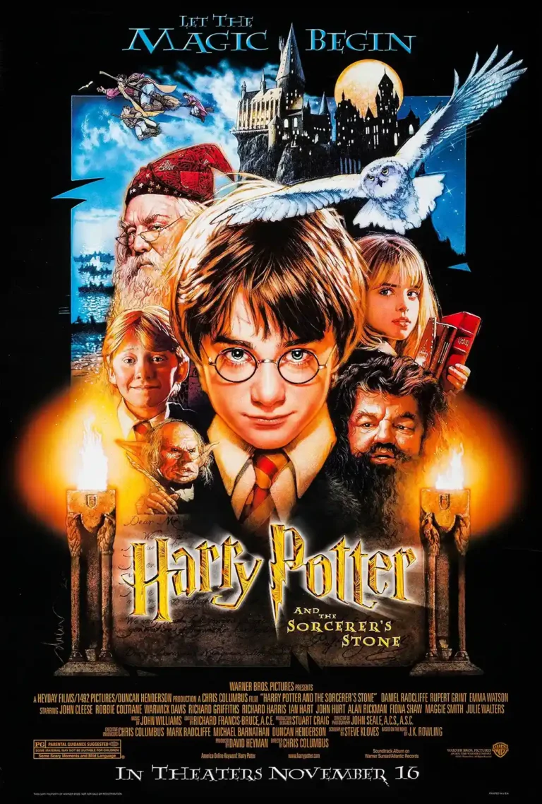 Harry Potter And The Sorcerer's Stone Movie Poster - 2001 Theatrical Poster