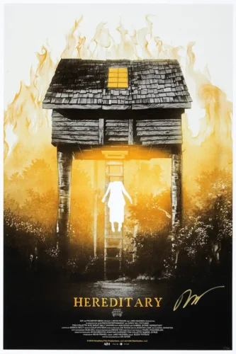 Hereditary Greg Ruth Mondo A24 Horror Movie Poster
