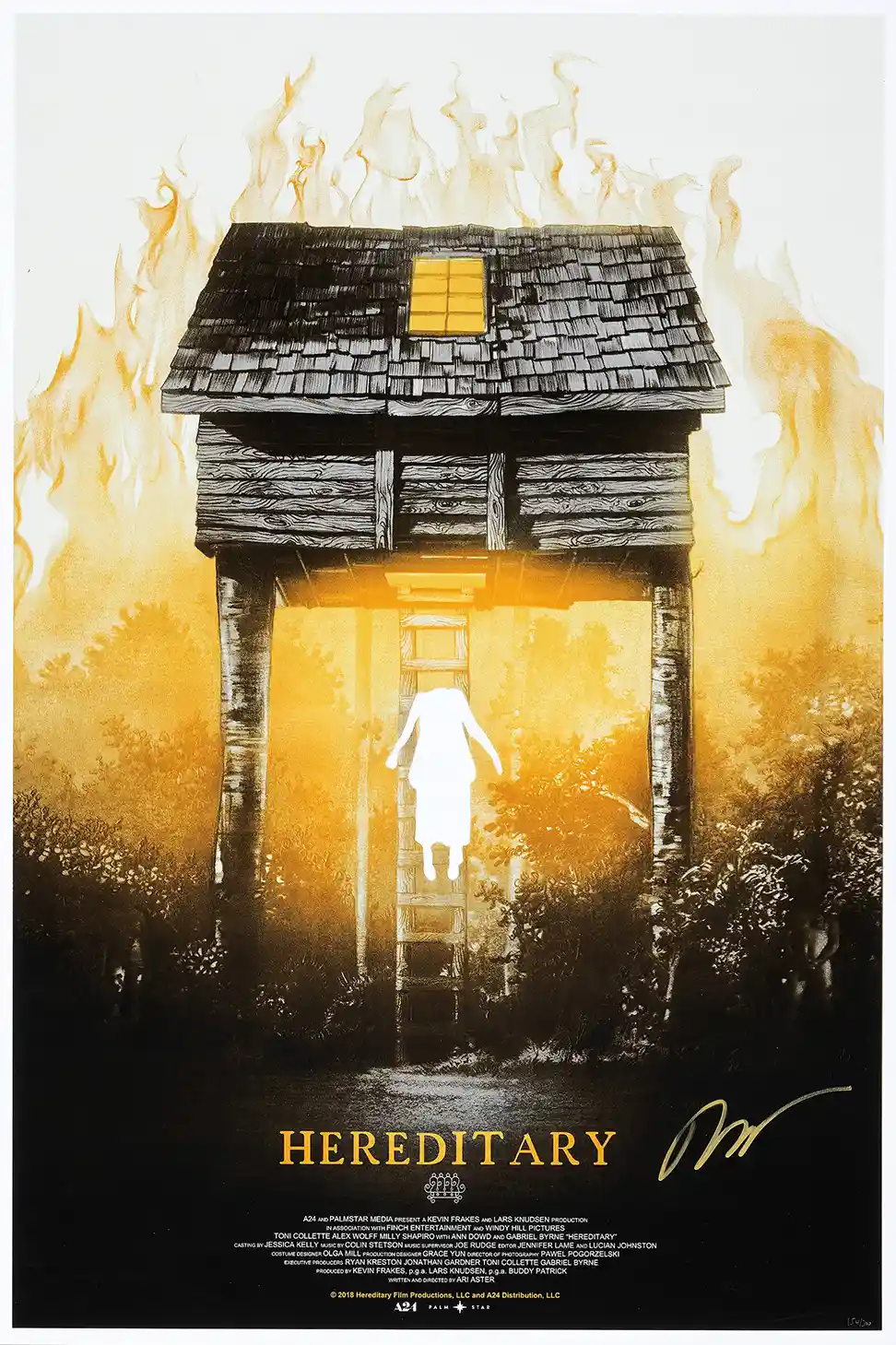 Hereditary Mondo Poster Art by Greg Ruth | Official A24 Horror Movie Print