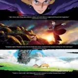 Howl's Moving Castle 2005, Studio Ghibli Fantasy Anime Movie Poster