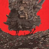 Howl's Moving Castle Olly Moss Mondo Style Anime Movie Poster