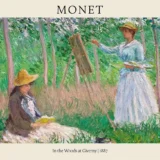 Monet In the Woods at Giverny 1887 Impressionist Art Print