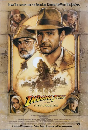 Indiana Jones and the Last Crusade 1989 Movie Poster