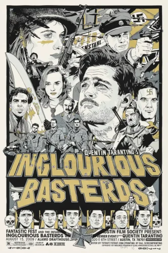Quentin Tarantino Inglourious Basterds Tyler Stout Movie Poster