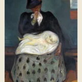 Edvard Munch, Inheritance 1899 Expressionist Museum Art Print