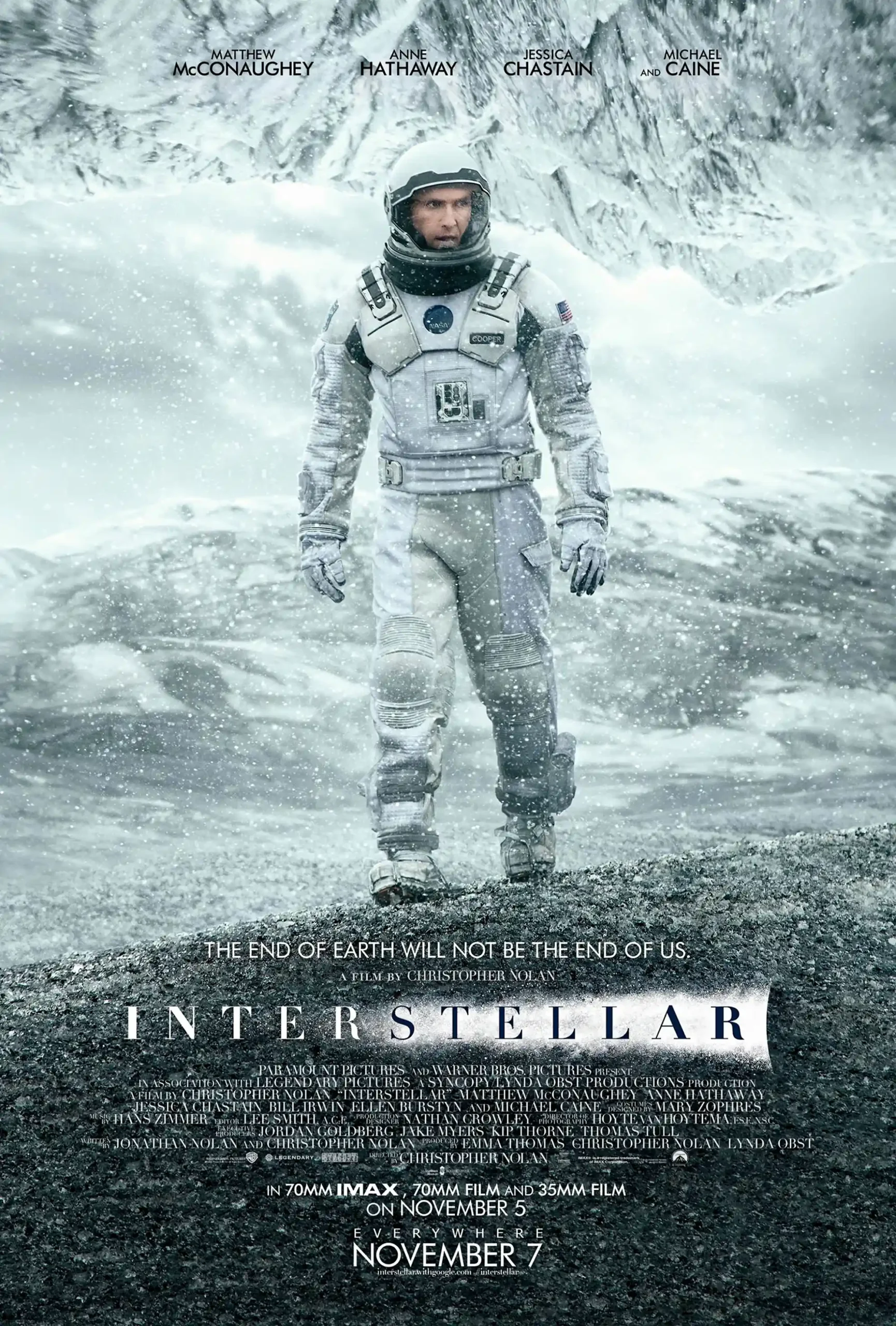 Interstellar Movie Poster – Collector Poster: Vintage Sci-Fi Wall Art Print