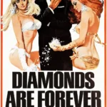Diamonds Are Forever Movie Poster – 1971 Classic Poster: Vintage Wall Art Print 2 James Bond Diamonds Are Forever 1971