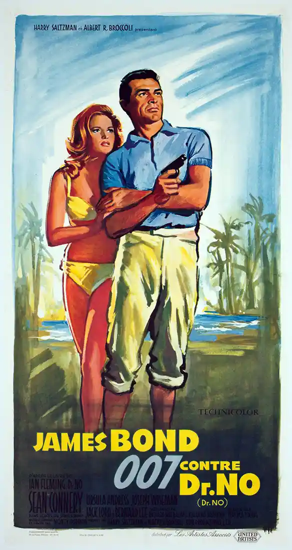 Dr. No Movie Poster – 1962 Vintage Poster: Vintage Wall Art Print